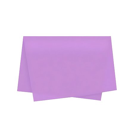Papel de Seda - 50x70cm - Lilás Claro - 100 unidades - Rizzo