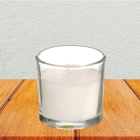 Vela Aromática - Vanilla (Baunilha) - Branca - 5x5cm - 1 unidade - Cromus - Rizzo