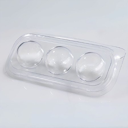 Blister 3 Brigadeiros - Transparente - 10 unidades - BWB - Rizzo