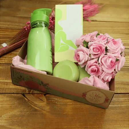 Cesta de Papel Cartão - Amor de Mãe Kraft - 24x17x6,5cm - 1 unidade - Decora Doces - Rizzo