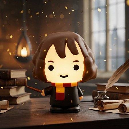Luminária Hermione - Harry Potter - 26cm - 1 unidade - Rizzo