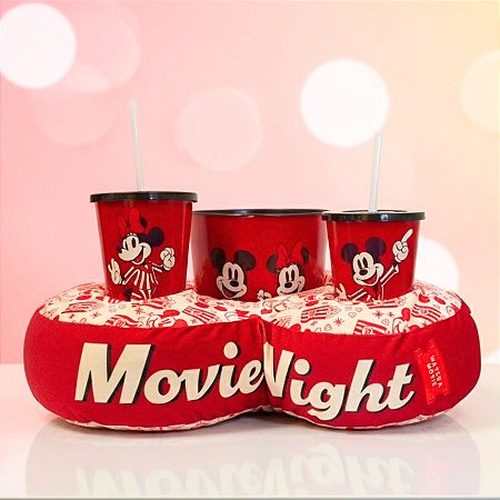 Kit Almofada Pipoca Mickey e Minnie - 1 unidade - Disney Original - Rizzo