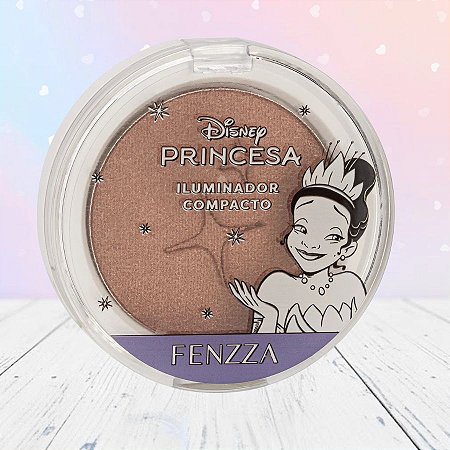 Iluminador Compacto - Tiana - Princesas - 5g - 1 unidade - Disney Original - Rizzo