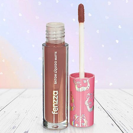 Batom Matte Líquido - Rapunzel - Princesas - 4,6g - 1 unidade - Disney Original - Rizzo