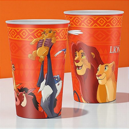 Copo de Papel - Rei Leão - 180ml - 8 unidades - Disney Original - Rizzo