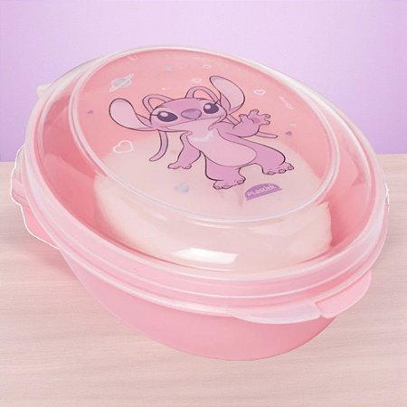 Saboneteira de Plástico - Angel - 180ml - 1 unidade - Disney Original - Rizzo