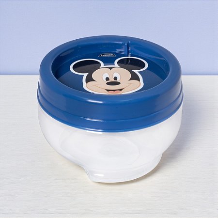 Porta Condimentos de Rosca Mickey Azul - 155ml - 5x7cm - 1 unidade - Disney Original - Rizzo