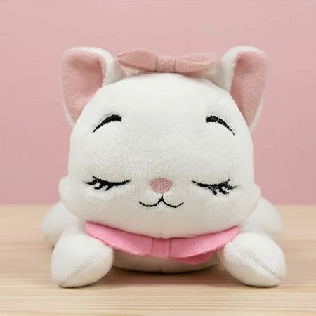 Pelúcia Marie Dormindo Clipon - 12cm - 1 unidade - Disney Original - Rizzo