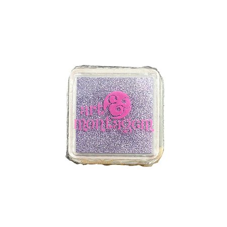 Almofada Para Carimbo em Plástico e Espuma - Carimbeira Lilás - INK002-8 - 1 unidade - Rizzo