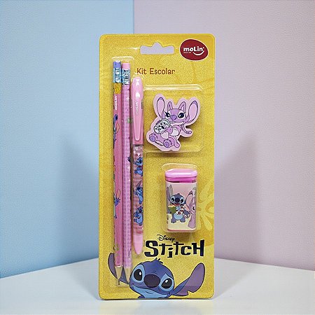 Kit Escolar - Angel - 5 Itens - 1 unidade - Disney Original - Rizzo