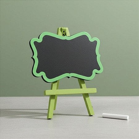 Lousa Decorativa em MDF - Arabesco Verde - 24x20cm - 1 unidade - Rizzo