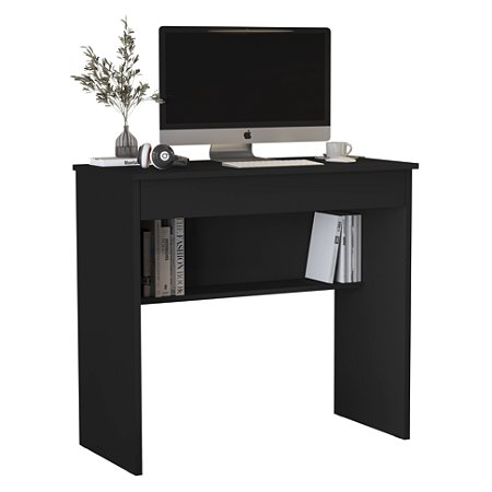 Mesa Escrivaninha Com Gaveta Compacta Escritório
