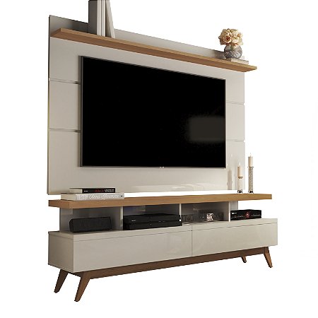 Conjunto Sala Painel Vivare 1.6 c/ Rack Vivare 1.6