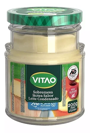 Leite Condensado Zero Açúcar Vitao 200g