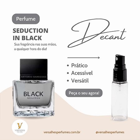 Perfume Masculino Seduction in black Eau de Toilette