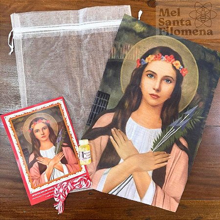 Manto de Santa Filomena + kit brinde