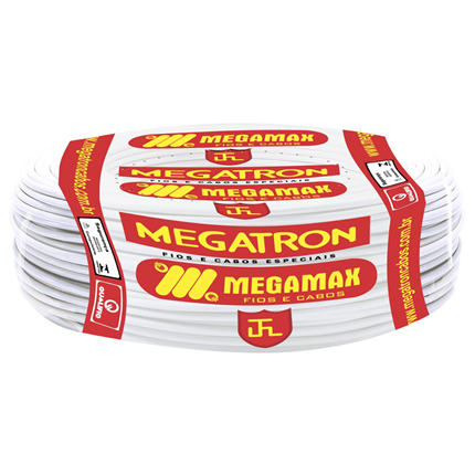 Cabo Flexível 2,50mm Branco - Megatron
