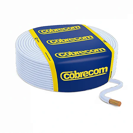 Cabo Flexível 4,00mm Branco - Cobrecom
