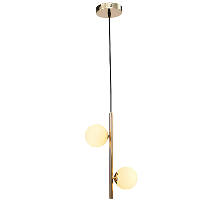 Pendente Louise para 2 Lâmpadas G9 Gold- Hevvy SL-5874/H2