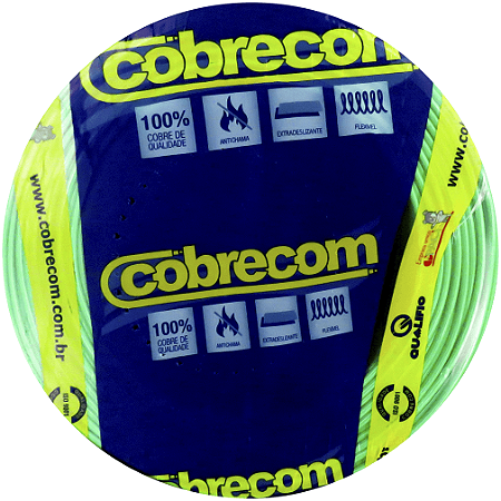 Cabo Flexível 4,00mm Verde - Cobrecom
