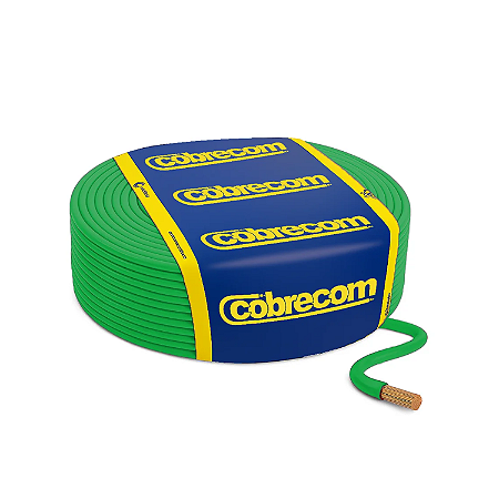 Cabo Flexível 4,00mm Verde - Cobrecom