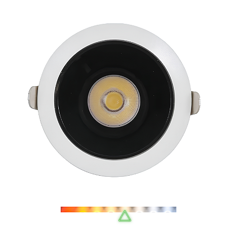 Spot LED de Embutir Mira Redondo Antiofuscante 7W 700lm 4000K  - Gaya
