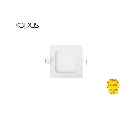 Painel LED de Embutir Quadrado 12W 6500K 960lm - Opus OPS 32504