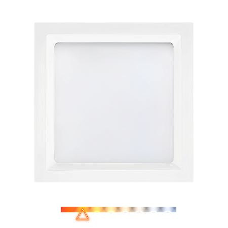 Painel LED Recuado de Embutir Quadrado 18W 3000K 1440lm - Opus OPS 85292