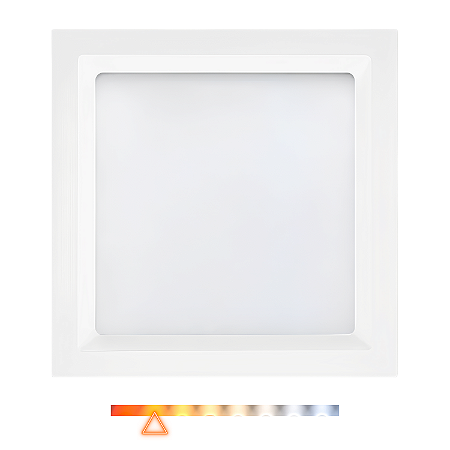 Painel LED Recuado de Embutir Quadrado 24W 3000K 1920lm - Opus OPS 85322