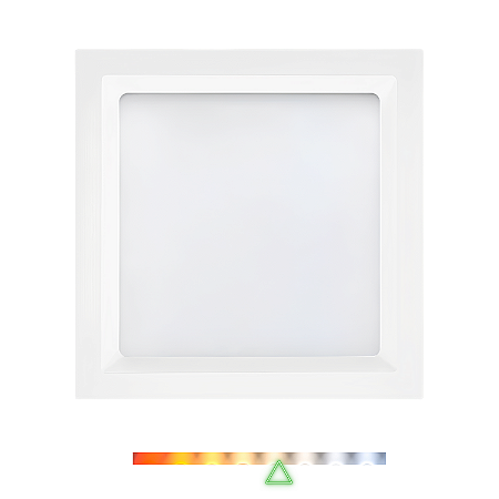 Painel LED Recuado de Embutir Quadrado 18W 4000K 1440lm - Opus OPS 85308