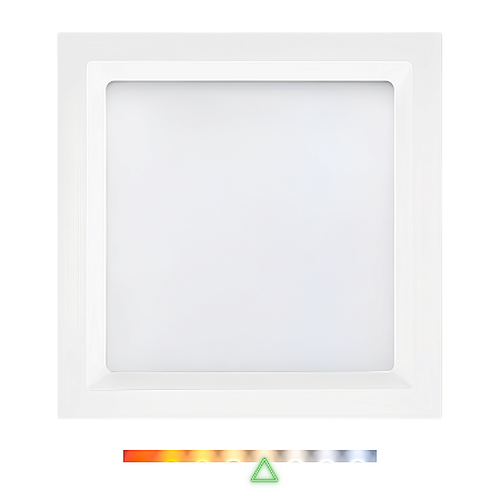 Painel LED Recuado de Embutir Quadrado 24W 4000K 1920lm - Opus OPS 85339