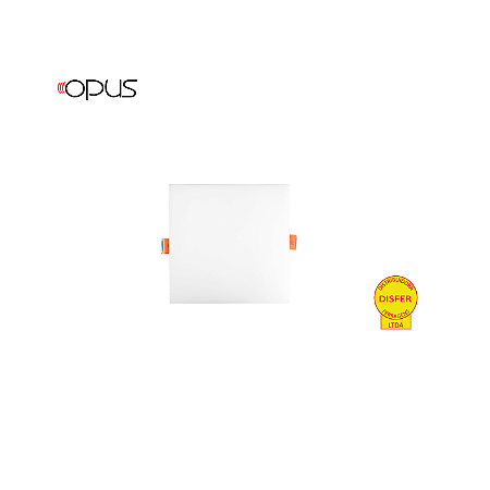 Painel LED 2 em 1 Sobrepor e Embutir Quadrado 22W 6500K 1920lm - Opus OPS 38162