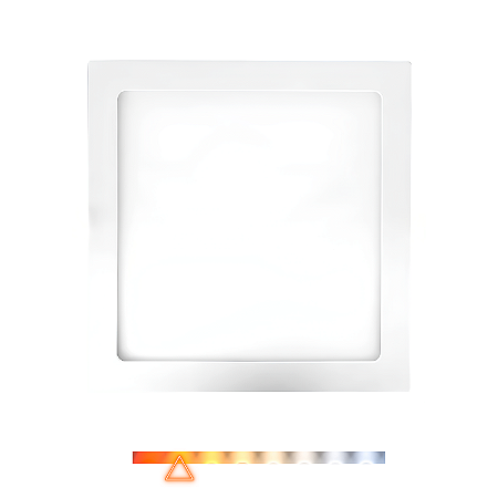 Painel LED de Sobrepor Quadrado 24W 3000K 1920lm - Opus OPS 32573