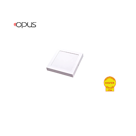 Painel LED de Sobrepor Quadrado 18W 6500K 1440lm - Opus OPS 32566