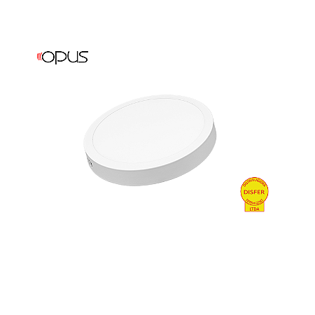 Painel LED de Sobrepor Redondo 24W 4000K 1920lm - Opus OPS 34249