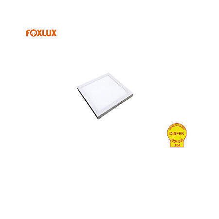 Painel LED de Sobrepor Quadrado 24W 3000K 1900lm - Foxlux LED90.71