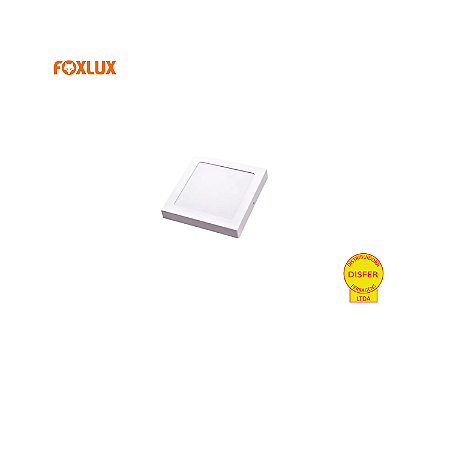 Painel LED de Sobrepor Quadrado 18W 6500K 1400lm - Foxlux LED90.67