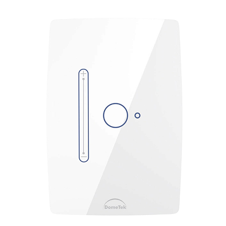 Interruptor Inteligente Dimmer 1 PAD para Lâmpadas Slide Touch Wifi 4x2 Branco - Dometek