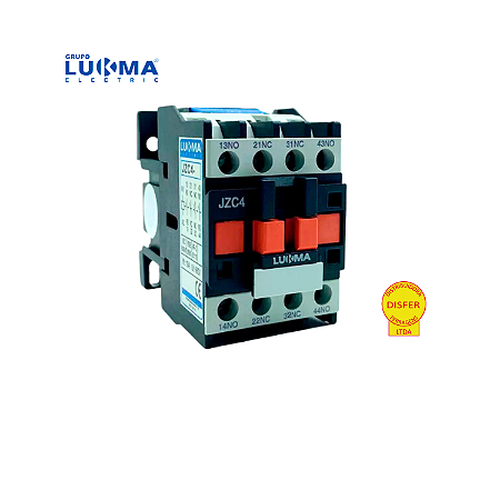 Contator Auxiliar 2NA+2NF JZC4-22 220V - Lukma