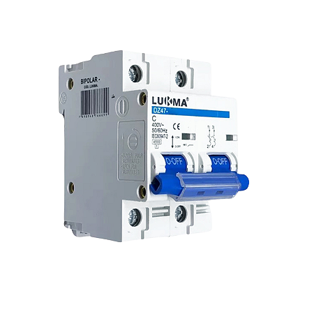 Disjuntor Bipolar DIN 100A - Lukma