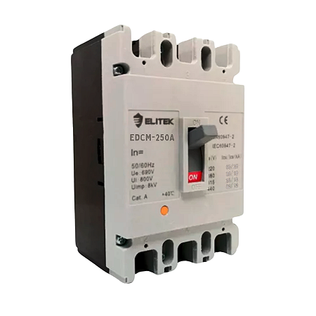 Disjuntor Caixa Moldada 3P 250A - Elitek