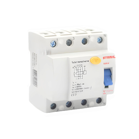 DR - Interruptor Diferencial Residual Tetrapolar 25A 30mA 6kA - Strahl