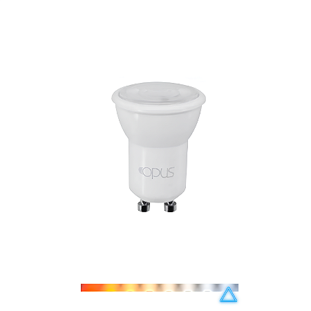 Lâmpada LED Mini Dicróica GU10 MR11 3,5W 210lm 6500K - Opus