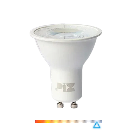 Lâmpada LED Dicróica GU10 MR16 7W 525lm 6500K - Pix