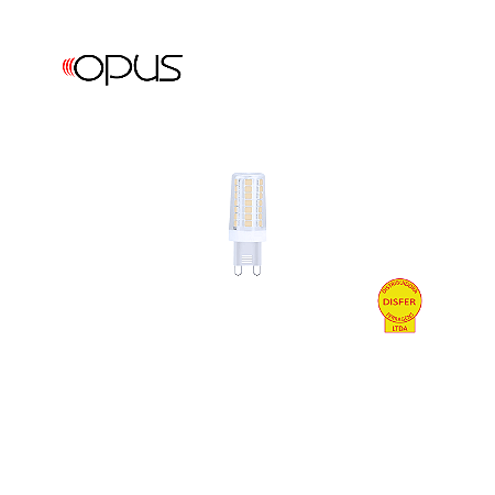 Lâmpada G9 Halopin LED 3,5W 6000K 350lm 220V - Opus