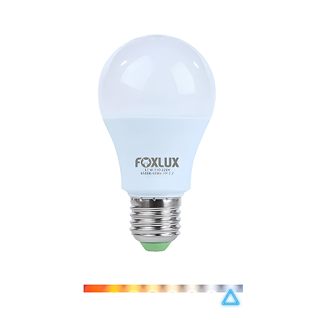 Lâmpada Bulbo LED 12W 6500K 1050lm Bivolt - Foxlux