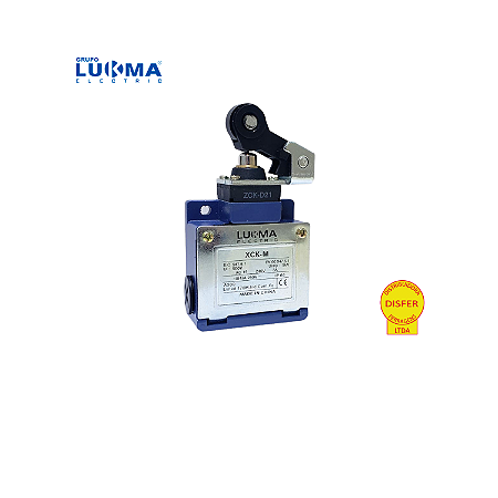 Chave Fim de Curso Mecânico com Alavanca e Roldana 1NA+1NF - Lukma M121