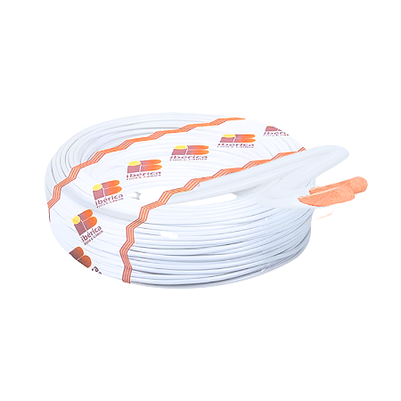 Cabo Paralelo Cordão Flexível 2x0,5mm Rolo c/ 100m Branco - Ibérica