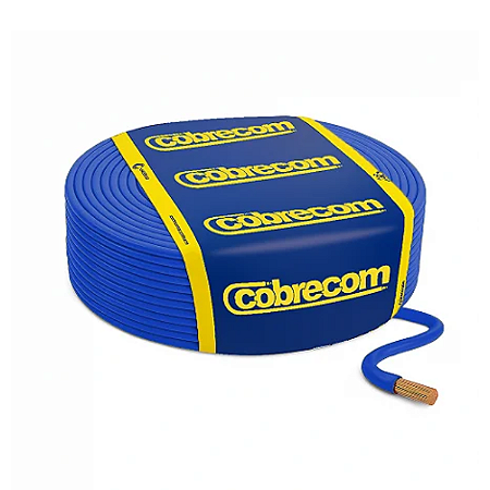 Cabo Flexível 10,00mm Azul - Cobrecom