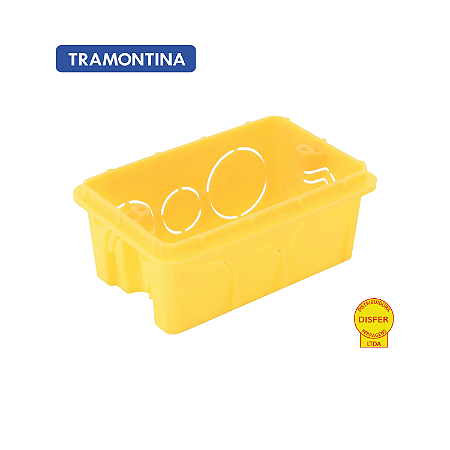 Caixa de Luz de Embutir Reforçada 4x2 Retangular - Tramontina